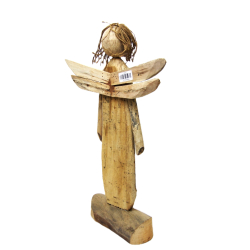 Anioł z surowego drewna duży 50cm